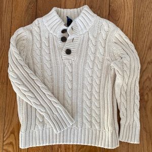 Boys 5t cable knit sweater